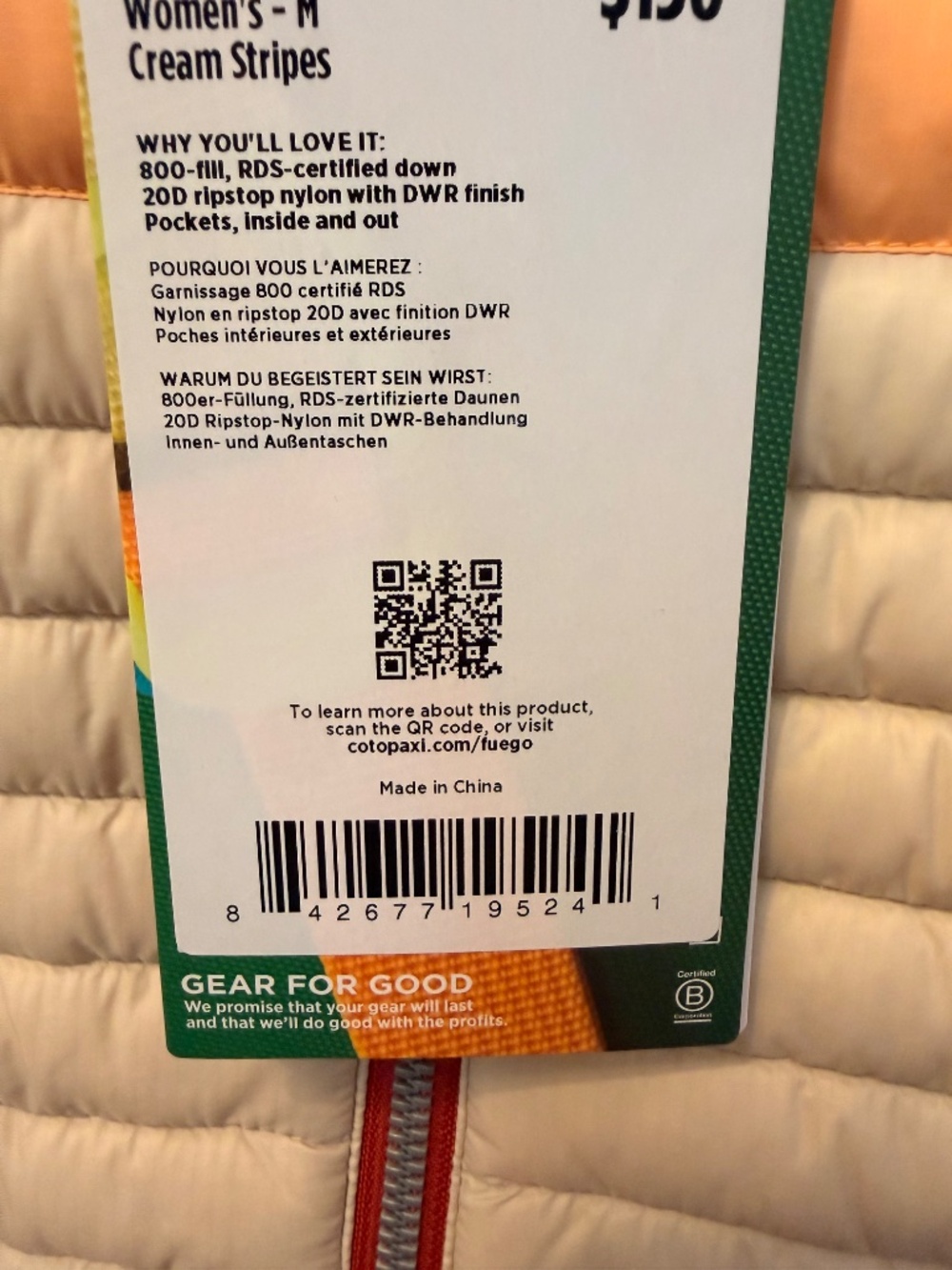Cotopaxi women’s vest - Picture 4 of 5